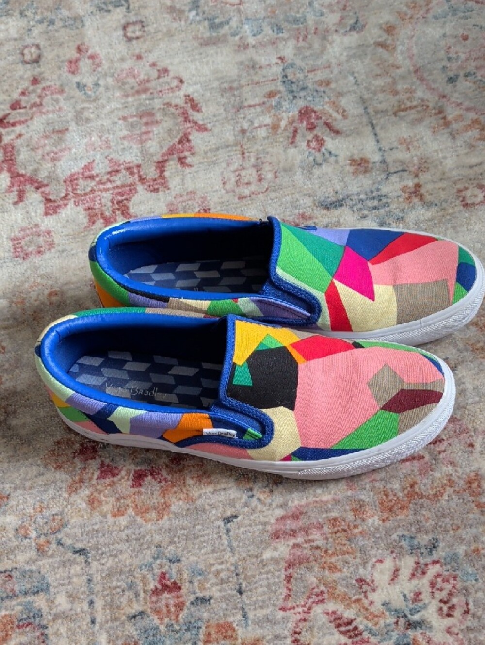 Vera Bradley Multicolor Kaleidoscope Slip-On Sneakers - Bright Mix - Picture 2 of 6